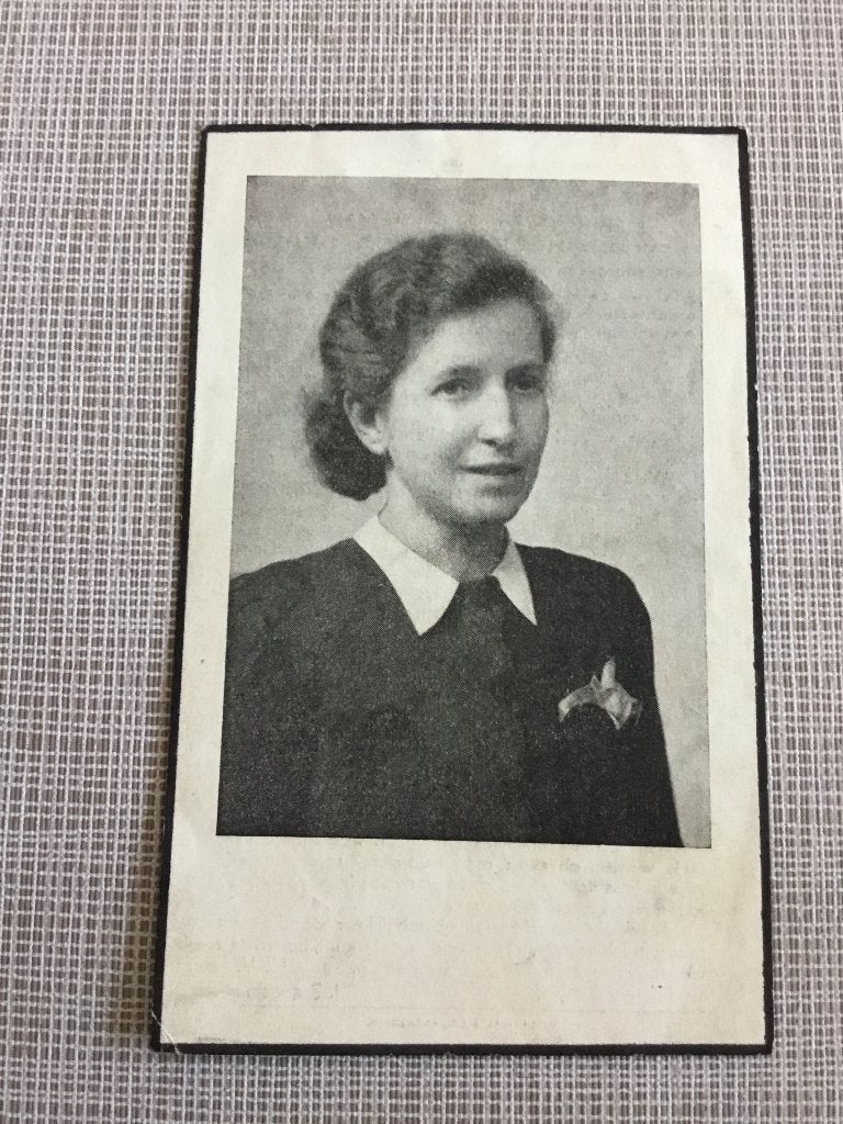 Victime de guerre H.Dela Kortrijk +Mortsel 1943 WOII, Collections, Enlèvement ou Envoi, Image pieuse