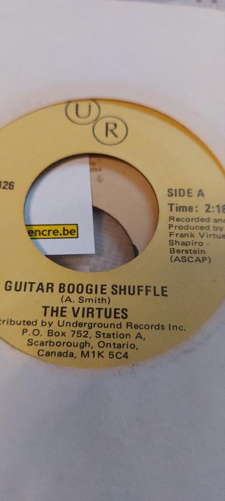 Vinyle 45 tours guitar boogie shuffle