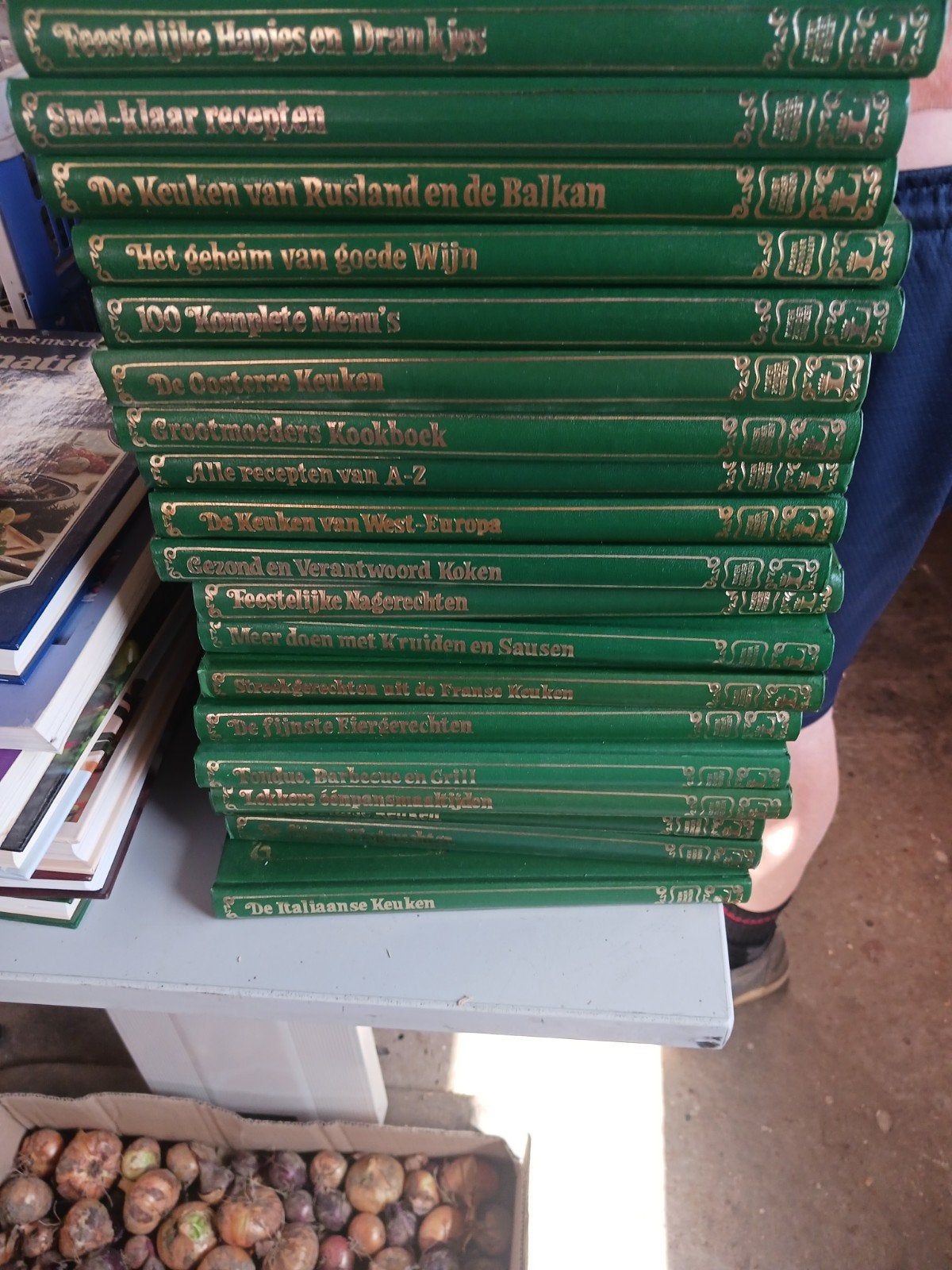 serie groene boeken, Ophalen