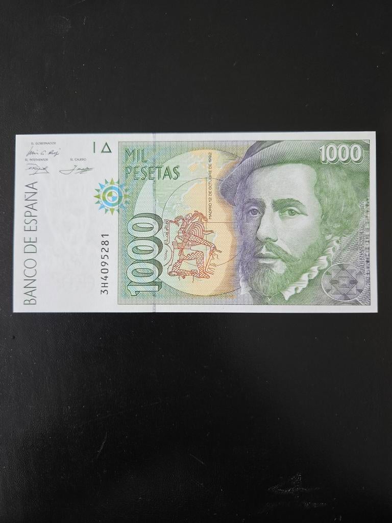 1000 pesetas Spanje 1992 jaar UNC, Ophalen of Verzenden, Overige landen, Los biljet