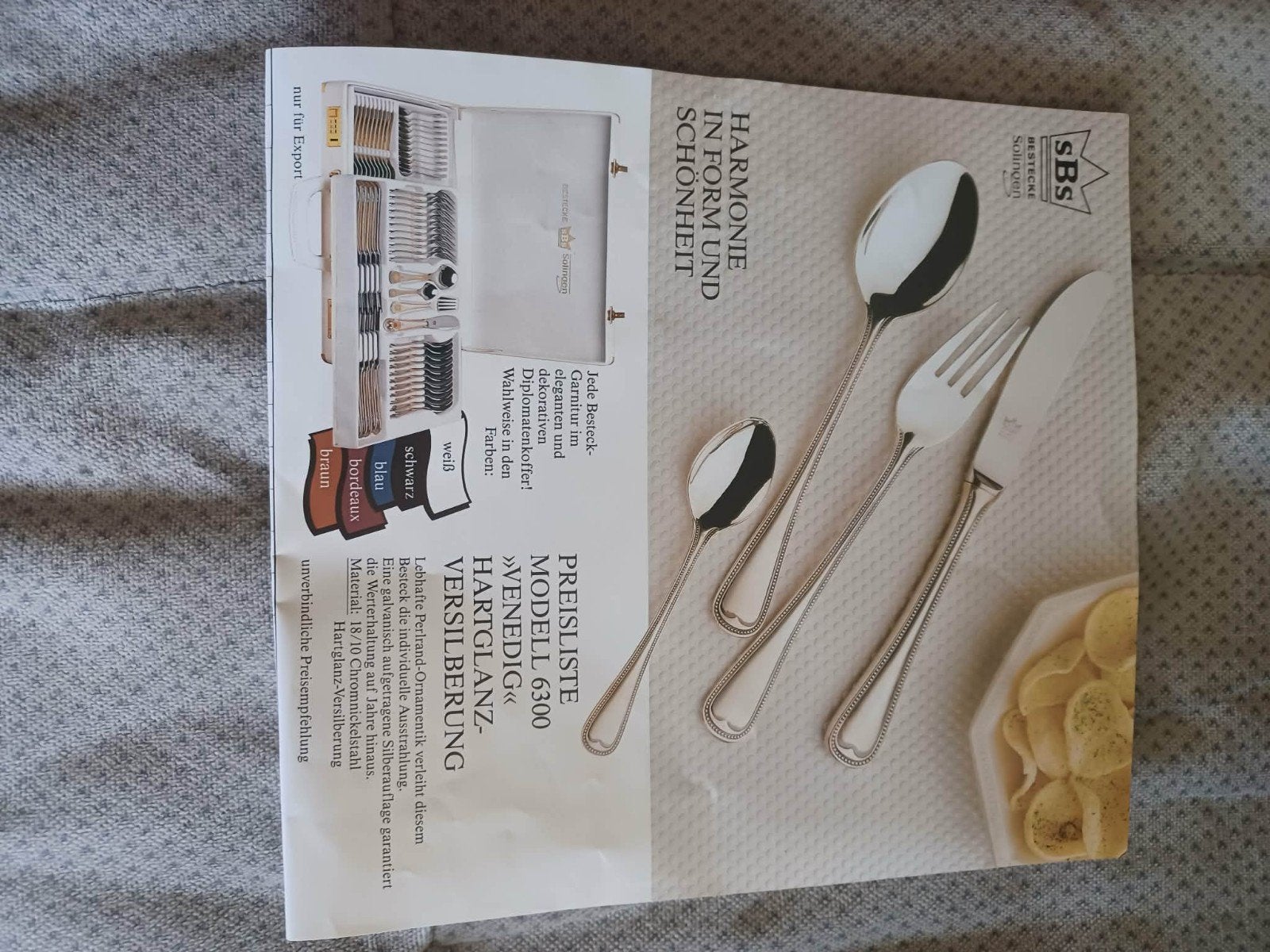Bestekdoos, Ophalen