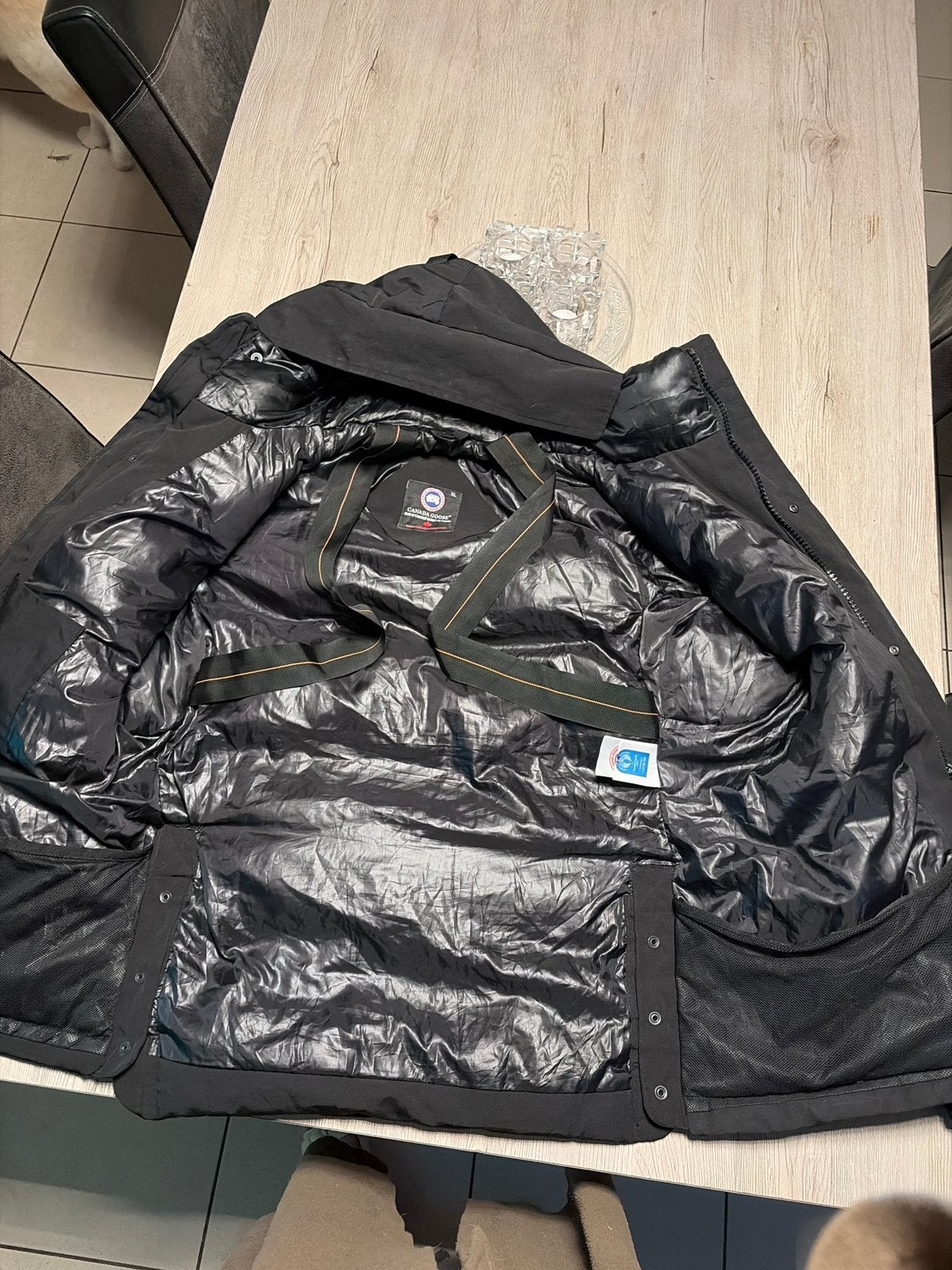 Canada Goose Parka zwart, Kleding | Heren, Ophalen, Zo goed als nieuw, Maat 56/58 (XL), Zwart