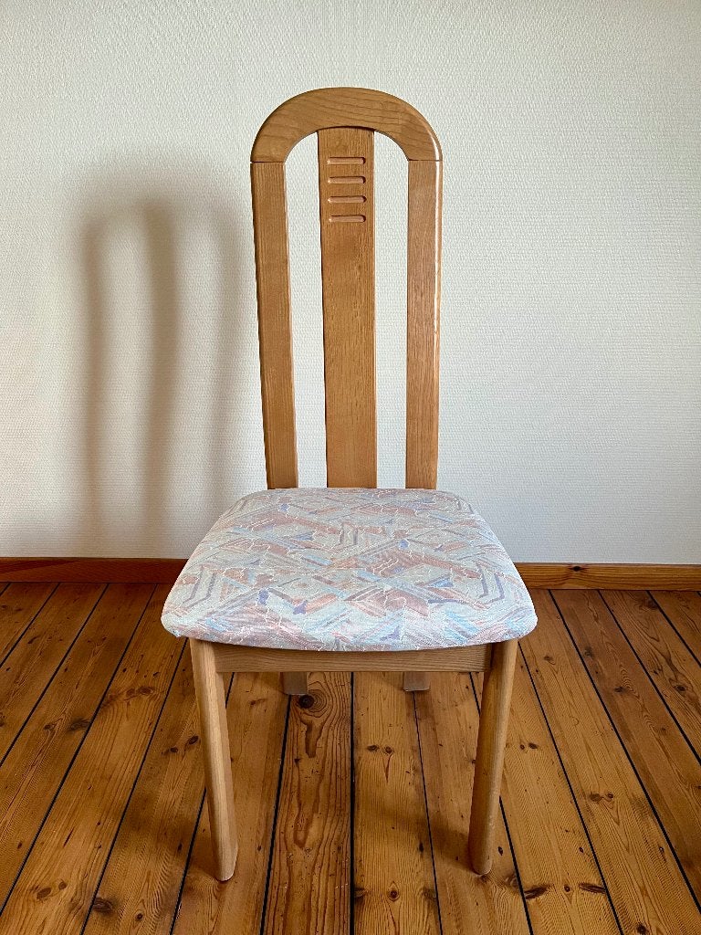 Ensemble de 6 chaises (15€ chacune), Autres couleurs, Enlèvement, Tissus, Cinq, Six Chaises ou plus