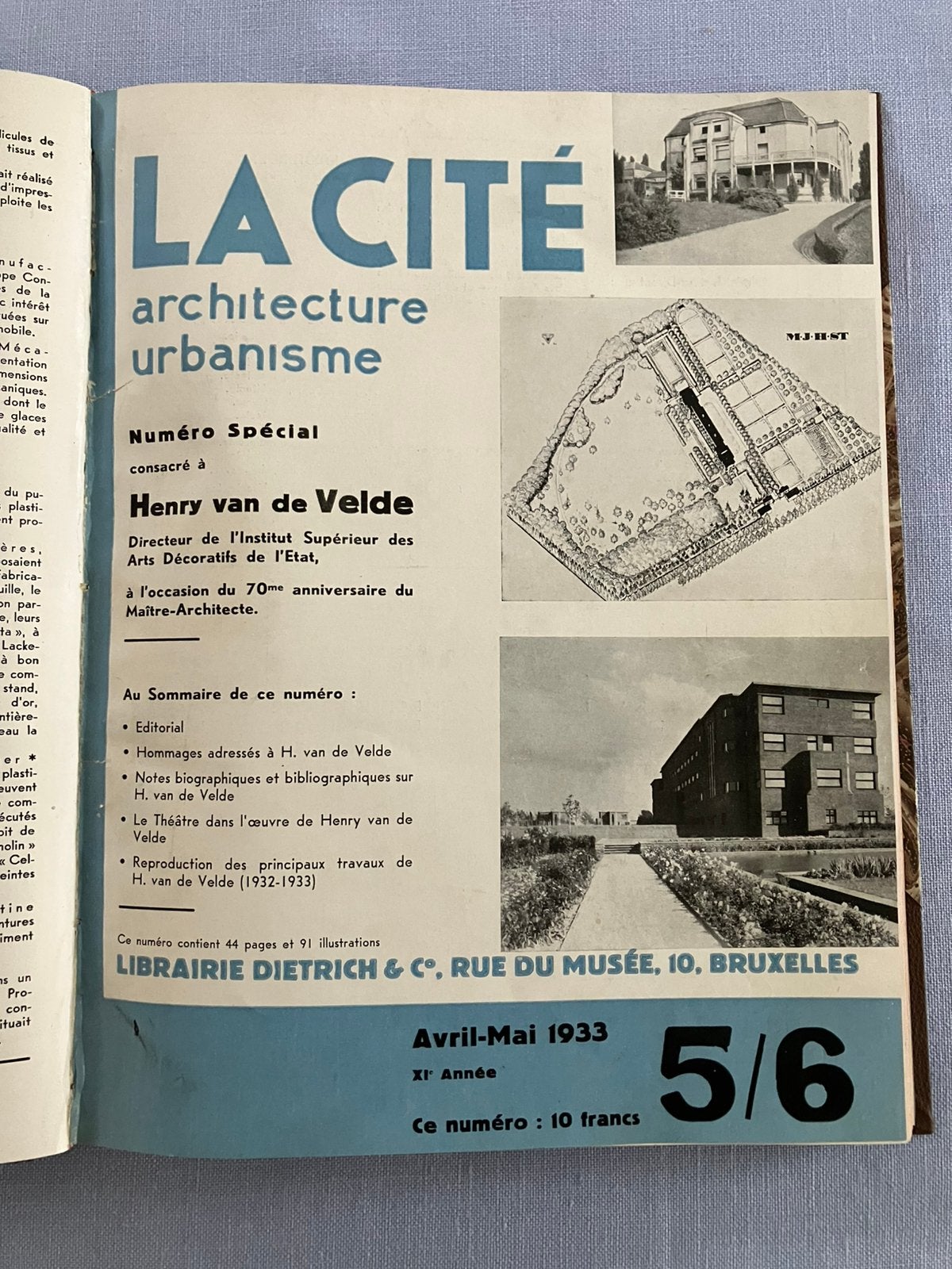 La Cite 1933 oa Henry van de Velde, Ophalen of Verzenden, Zo goed als nieuw
