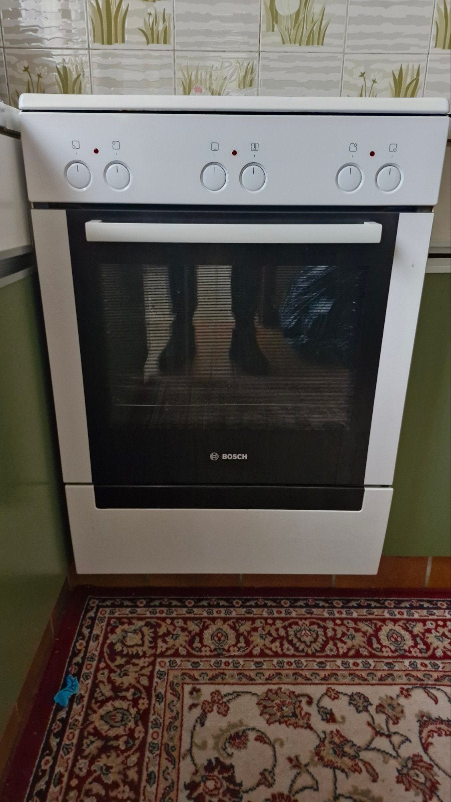 Elektrisch kookfornuis bosch zo goed als nieuw, Electroménager, Cuisinières, Enlèvement, Électrique