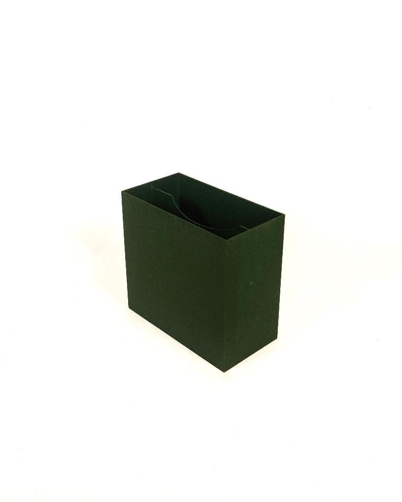 Vintage Groene LP Platenbak DBGM West Germany 70s, Antiek en Kunst, Curiosa en Brocante, Ophalen of Verzenden