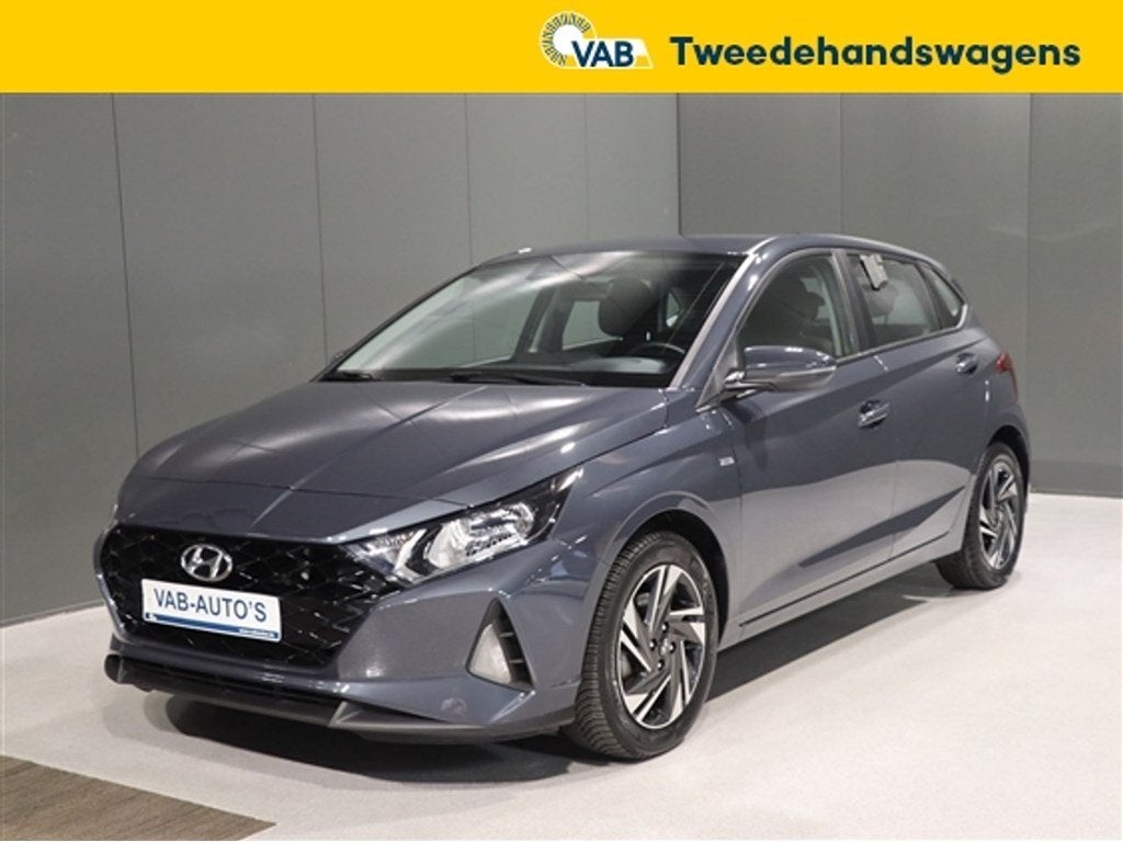 Hyundai i20   1.0T-GDI TECHNO MHEV, Auto's, Zwart, 115 g/km, Bedrijf, Overige carrosserie