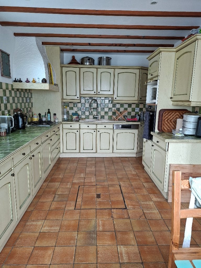 Cuisine à donner, Huis en Inrichting, Keuken | Complete keukens, Ophalen, Gebruikt, U-keuken, Hout