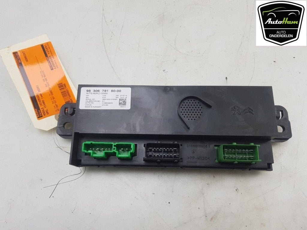 ORDINATEUR DIVERS C Opel Vivaro (|9830678180|), Opel, Opel Automobile GmbH, Utilisé, Kontakt-opel@opel.com