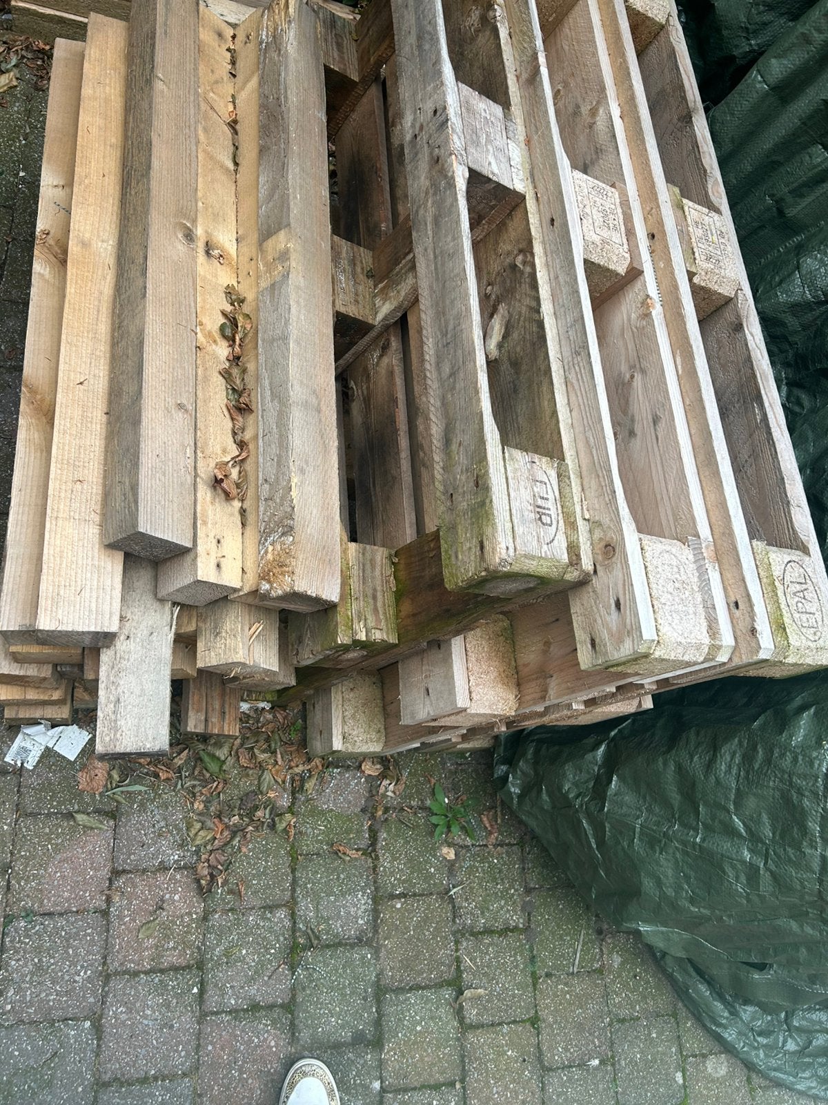Gratis brandhout te Oudsbergen, Ophalen