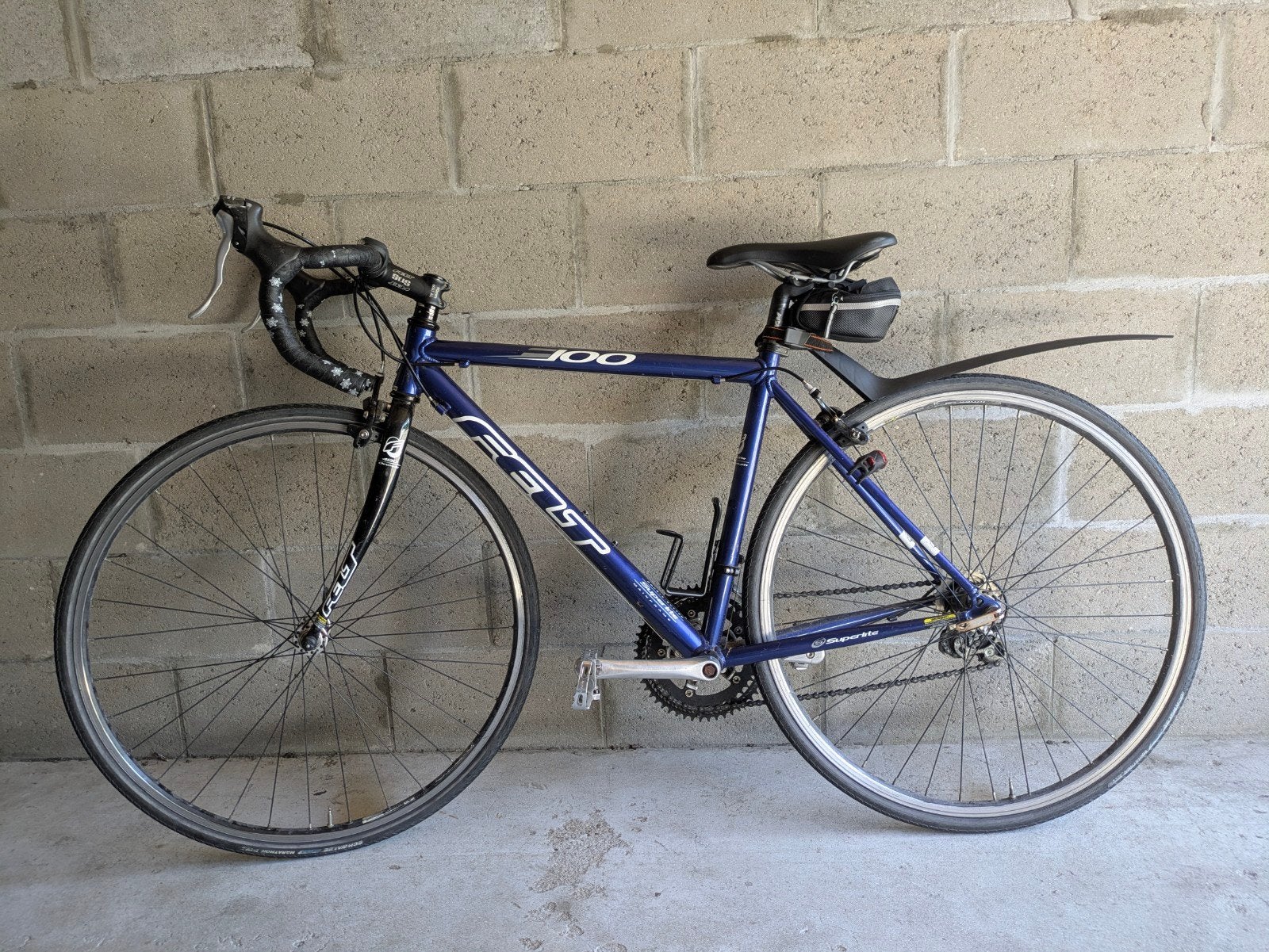 Superlite Felt Roadbike, 28 inch, Gebruikt, 10 tot 15 versnellingen, Ophalen