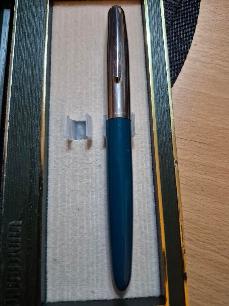 Parker 21 MK1 Corps Navy Vintage vulpen, Ophalen of Verzenden, Vulpen, Parker