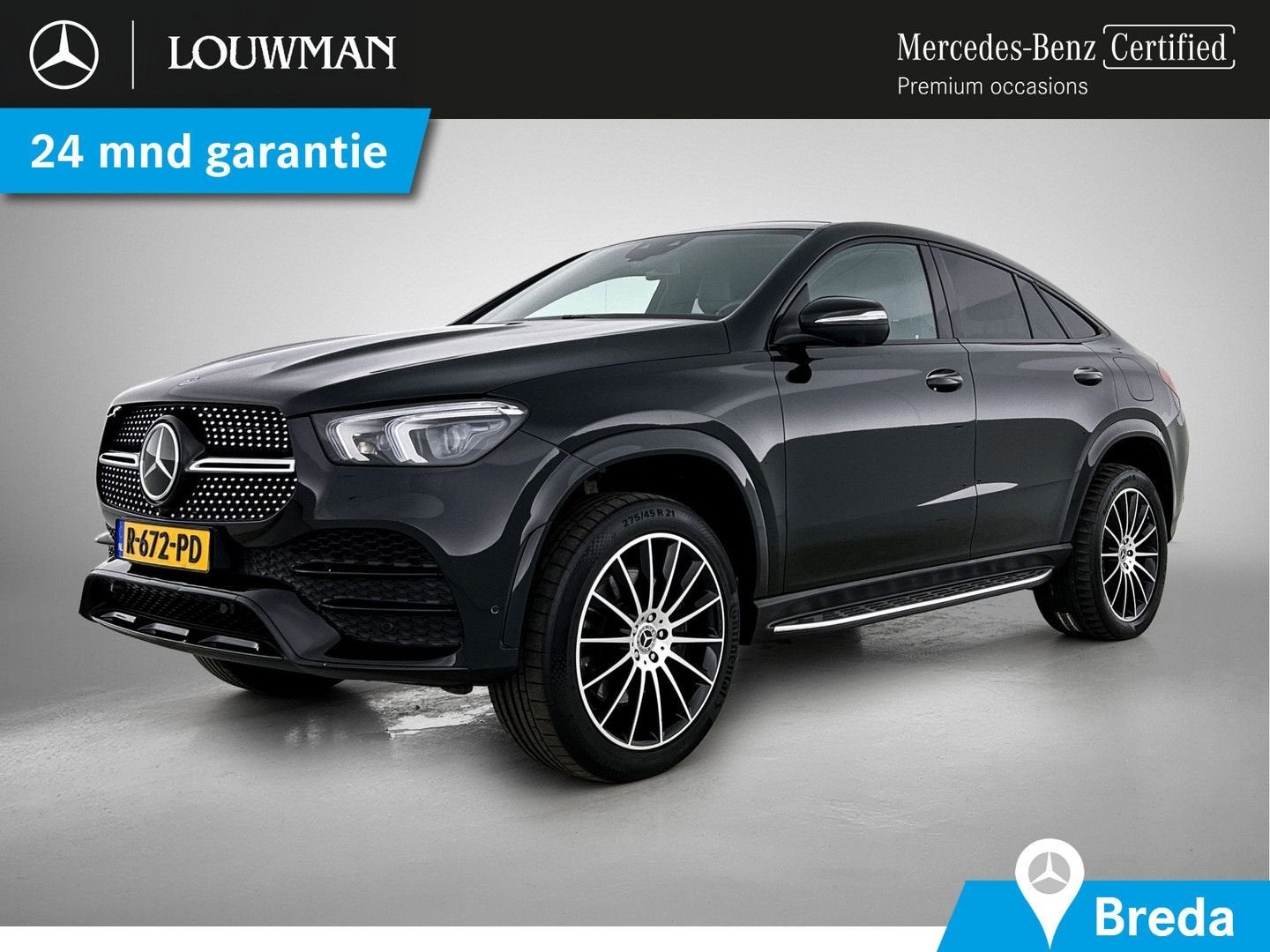 Mercedes-Benz GLE 350 e 4MATIC Premium Plus | Luchtvering |, Auto's, Mercedes-Benz, Automaat, Zwart, Adaptive Cruise Control, GLE