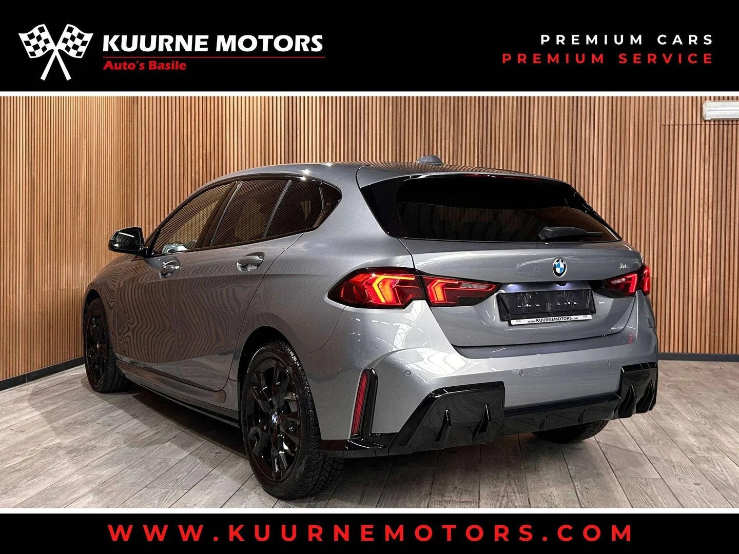BMW 1 Serie 116 iA M Pack Alu18"/Led/Leder/VerwZet/Gps/Dab/C, Autos, Achat, Euro 6, Entreprise, Noir