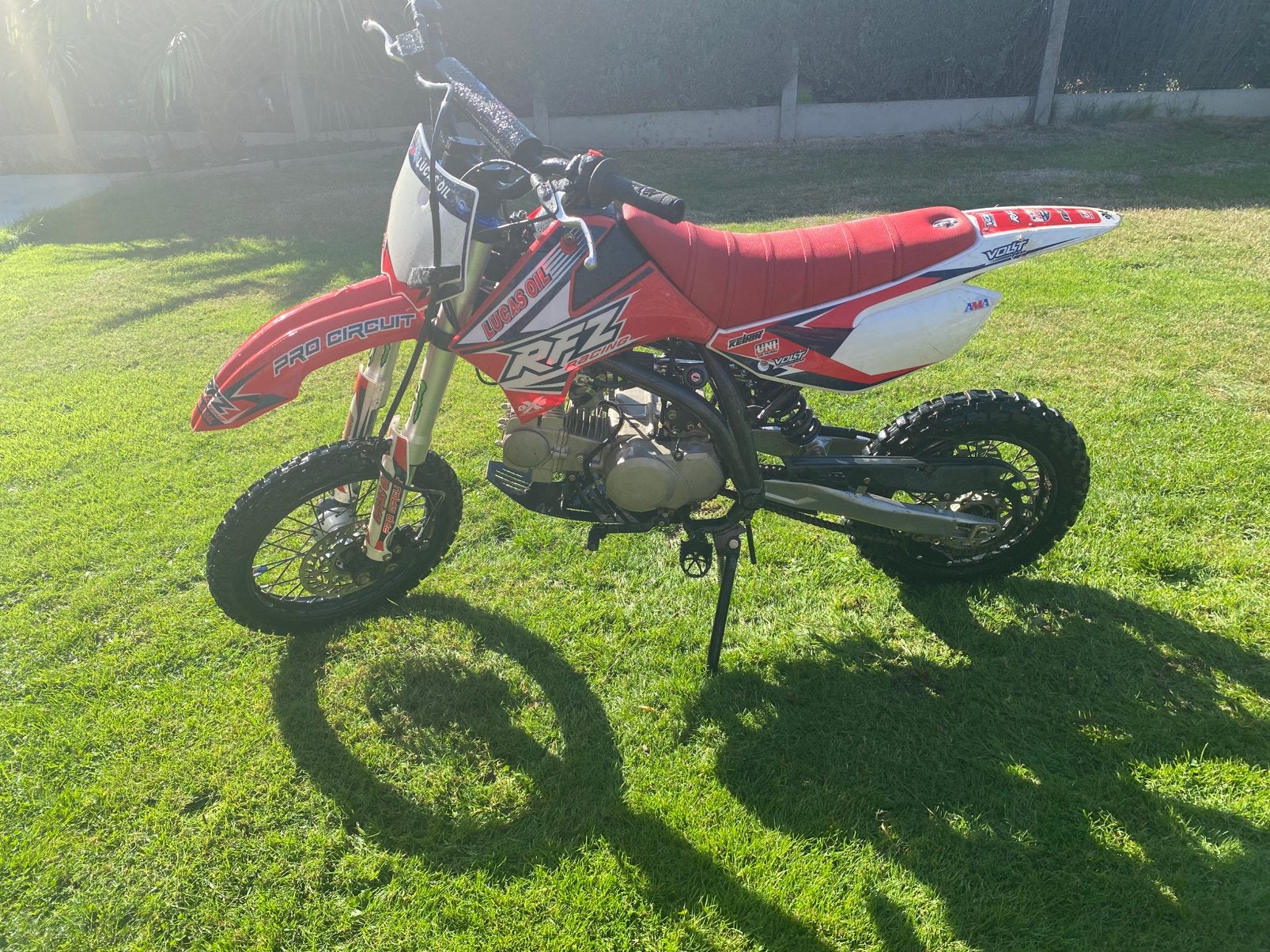 RFZ 125cc pitbike, Fietsen en Brommers, 125 cc, Zo goed als nieuw, 4 versnellingen, Ophalen