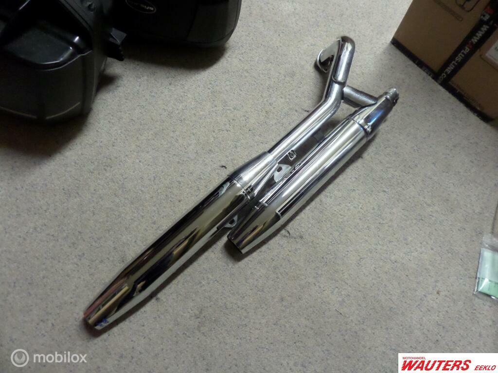 Uitlaatdemper dragstar 650, Motoren, Gebruikt, Ophalen of Verzenden