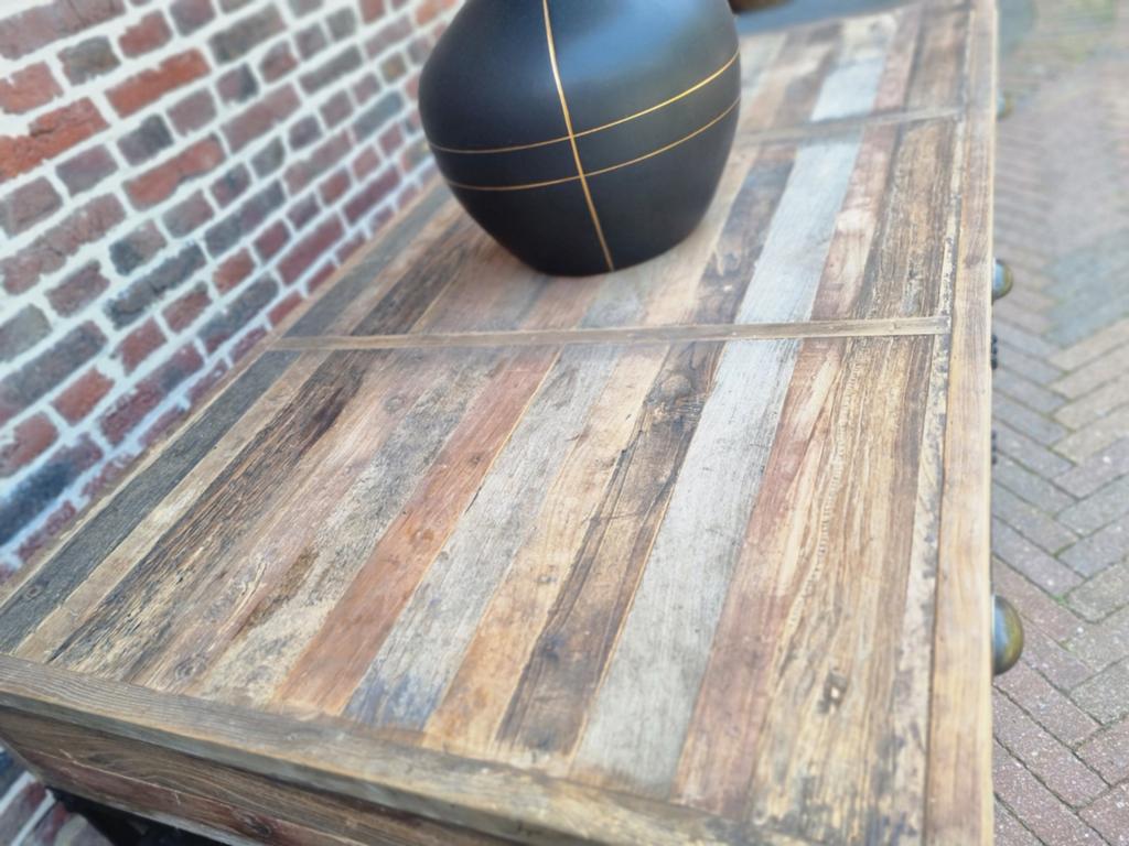 Table basse en teck, Maison & Meubles, Teck, 150 à 200 cm, Moins de 50 cm, Indo.