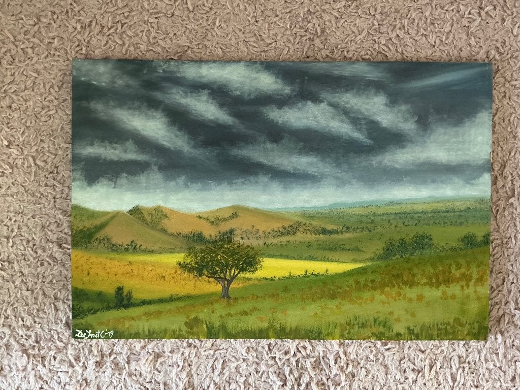 Schilderij tonal impressionistisch, Enlèvement, Impressionniste