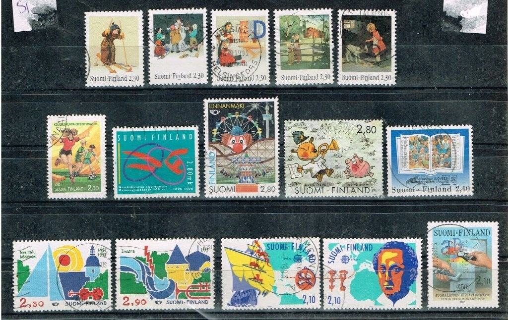 Timbres-poste de Finlande - K 6278 - divers 2, Envoi, Finlande, Affranchi