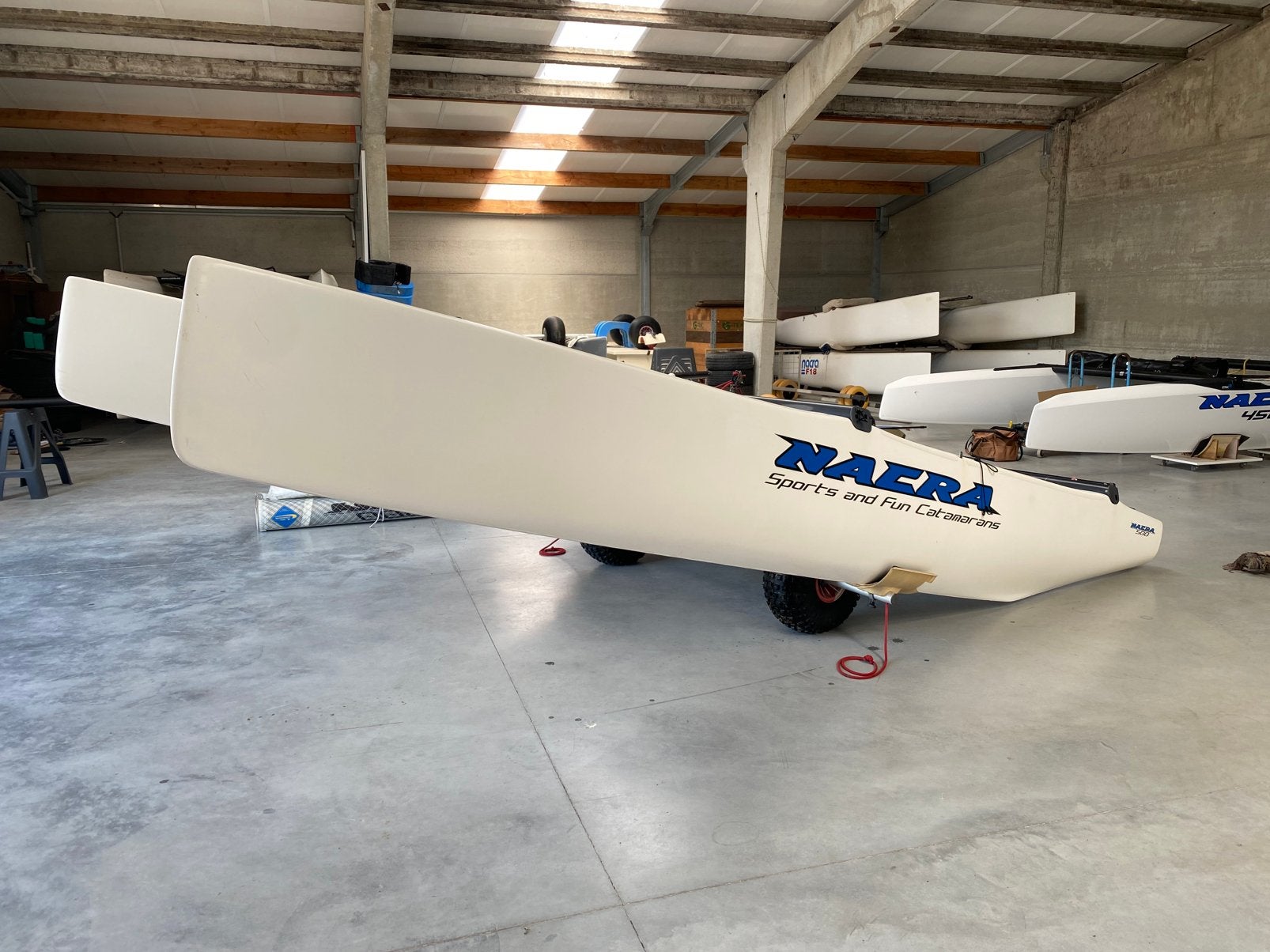 Catamaran Nacra 500 - 2011, Watersport en Boten, Ophalen, Gebruikt, 3 tot 6 meter, Grootzeil