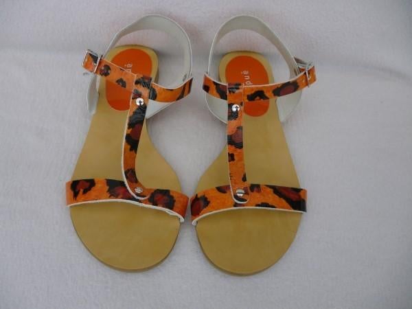 Lederen sandalen 37 Nieuw, Ophalen, Overige kleuren, Nieuw, Sandalen of Muiltjes