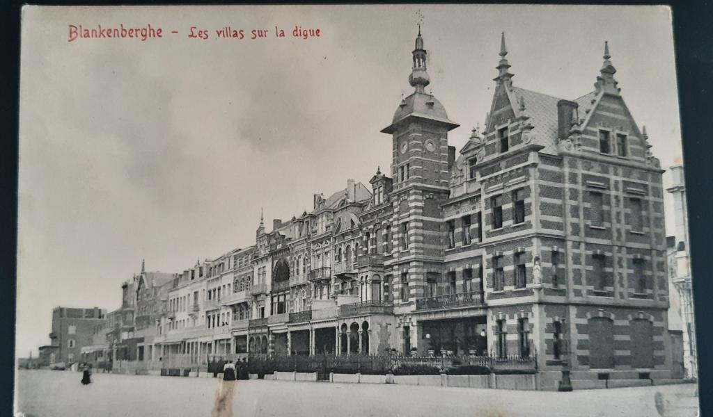 BLANKENBERGE les villas de la digue ZEEDIJK, Ophalen of Verzenden