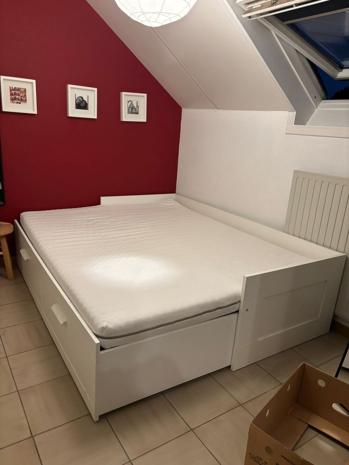 IKEA BED wit, Ophalen