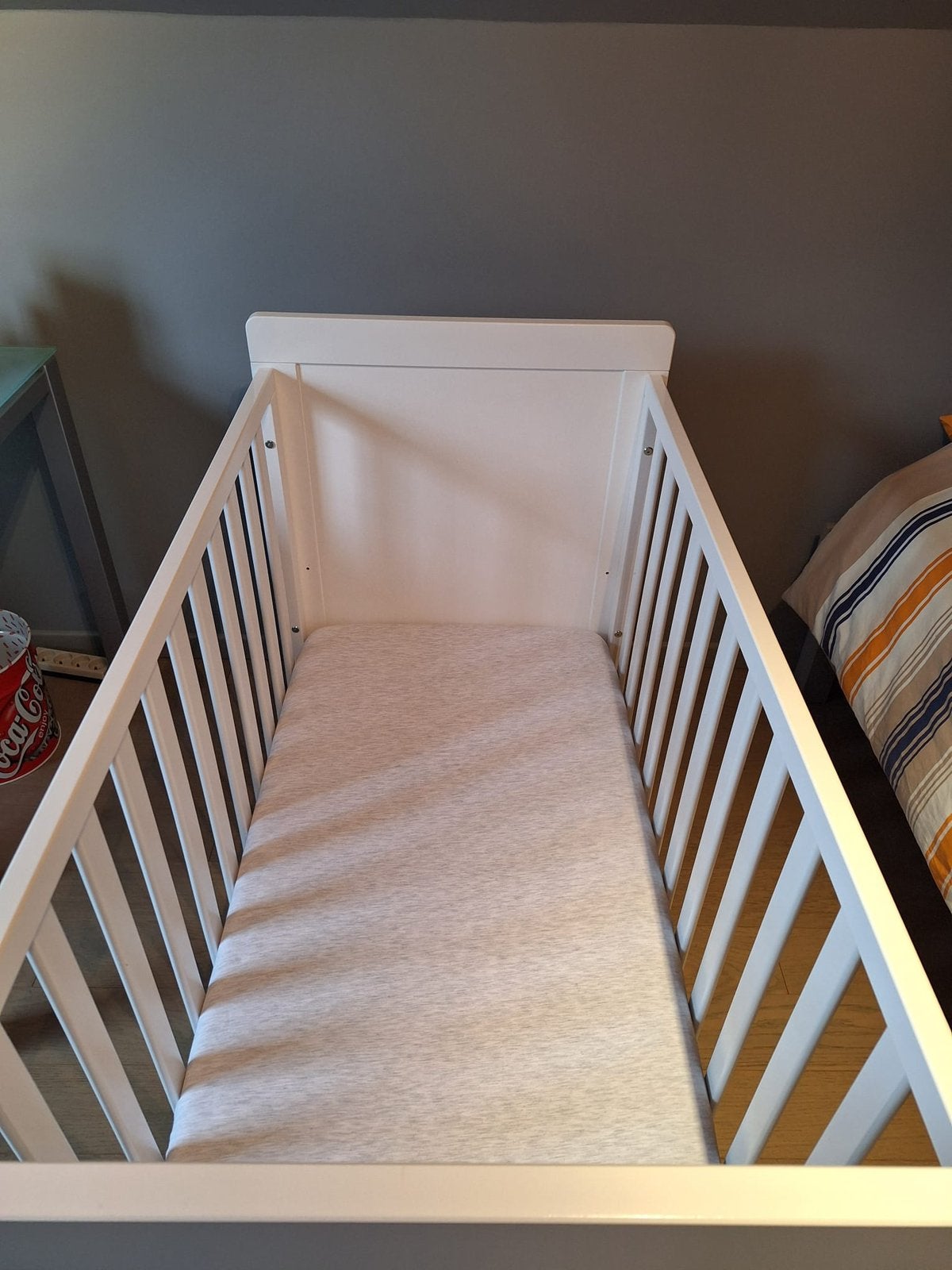 Babybed Bopita 60x120 + matras, Kinderen en Baby's, Kinderkamer | Bedden, Ophalen, Zo goed als nieuw, Matras
