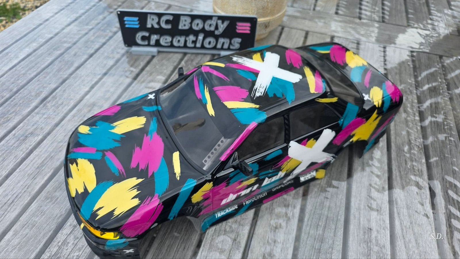Nieuwe driftbody toyota mark 2 jz90x airbrush, Hobby en Vrije tijd, Modelbouw | Radiografisch | Auto's, Ophalen of Verzenden, Nieuw