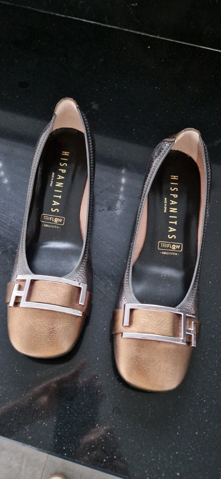 chaussures Hispanitas taille 38 neuves, argenté, marron, Vêtements | Femmes, Hispanitas, Enlèvement, Brun, Ballerines