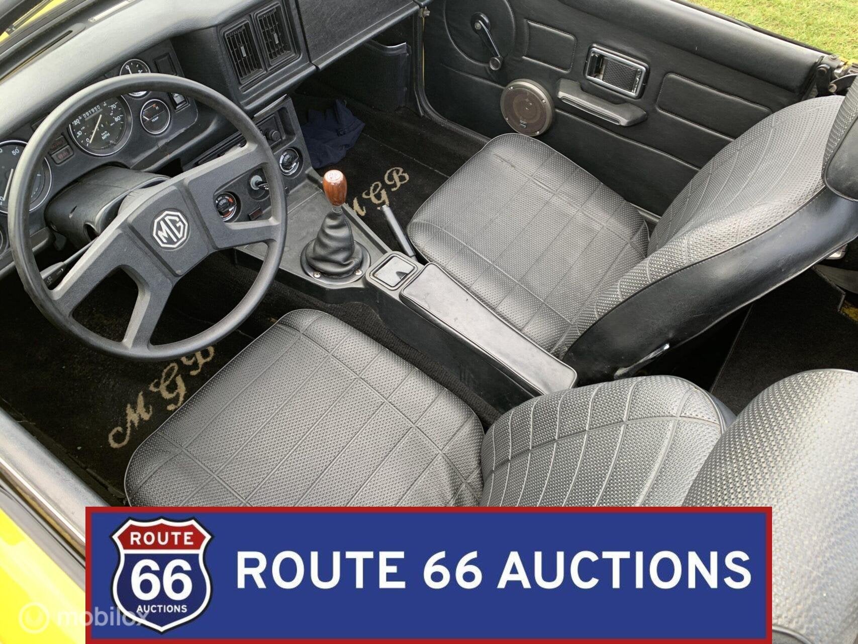 MG MGB Cabriolet | 1980 | Route 66 Auctions, Achat, Entreprise, Boîte manuelle, Autre carrosserie