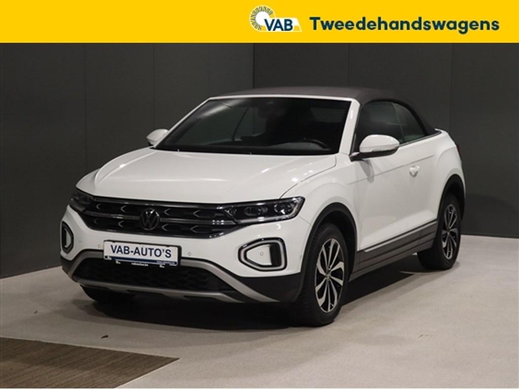 Volkswagen T-Roc   1.0 TSI CABRIOLET STYLE, 4 zetels, Zwart, https://public.car-pass.be/vhr/6d775a7f-c5dc-4df9-9f3b-09c5b8f380ff