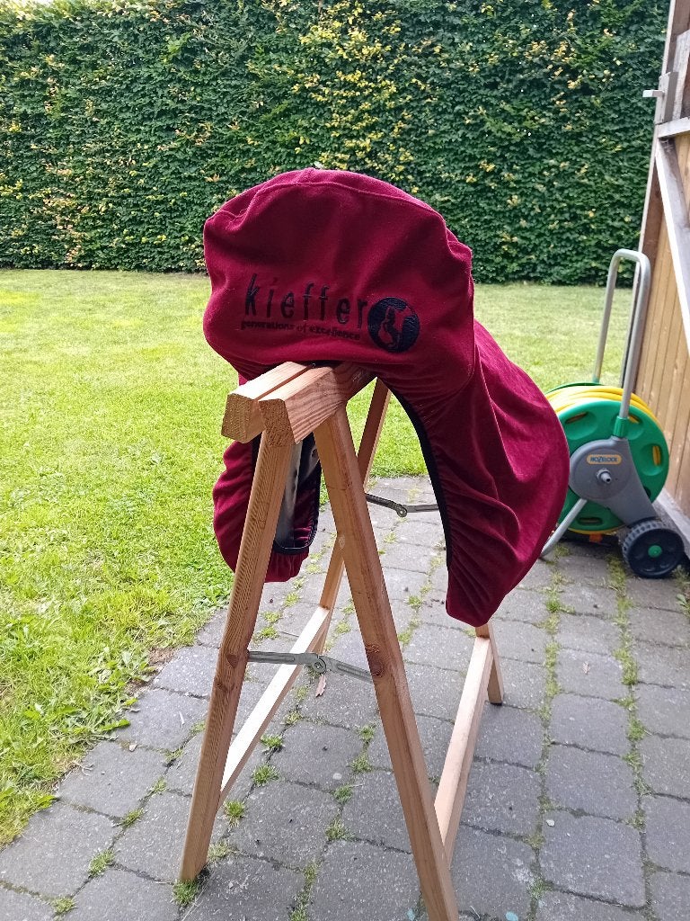 Kieffer veelzijdigheidszadel 17,5" - 500 EUR, Dieren en Toebehoren, Ophalen, Zo goed als nieuw, Recreatie