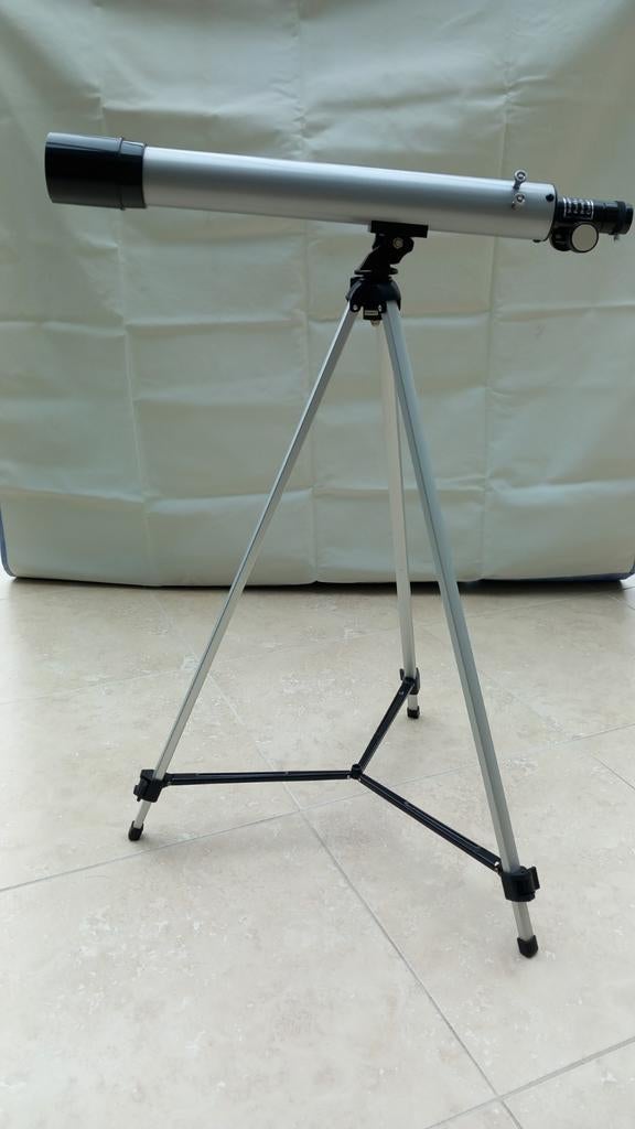 Telescoop, Enlèvement, Comme neuf, Télescope réfracteur (lentilles), Avec trépied