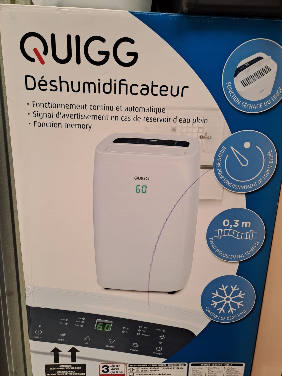 Luchtontvochtiger, Elektronische apparatuur, Luchtbehandelingsapparatuur, Ophalen, Zo goed als nieuw