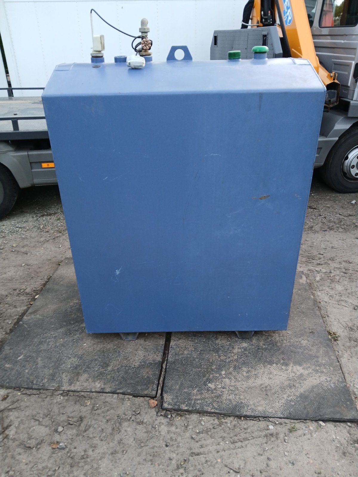 Mazoutketel 1200L, Ophalen