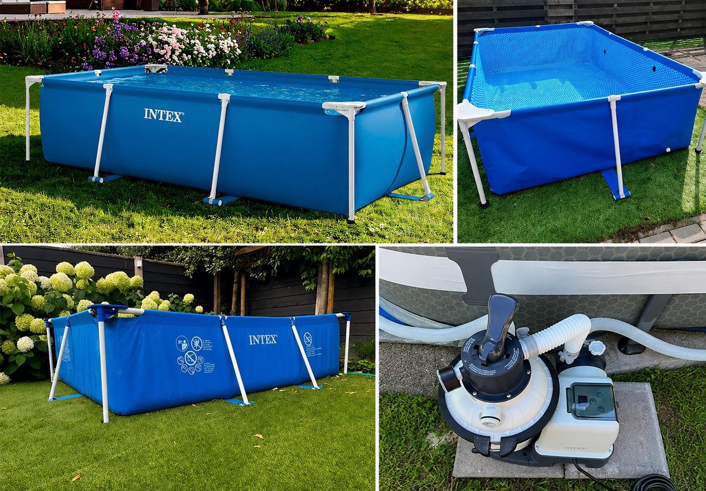 Intex zwembad 3 x 2 m + zandfilter & accessoires, Tuin en Terras, Zwembaden, Ophalen, Zo goed als nieuw