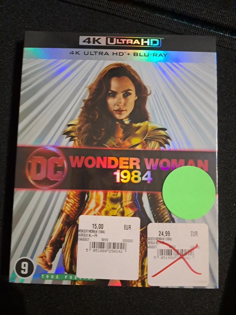 Blu Ray 4K Wonder Woman 1984, Enlèvement, Neuf, dans son emballage, Action