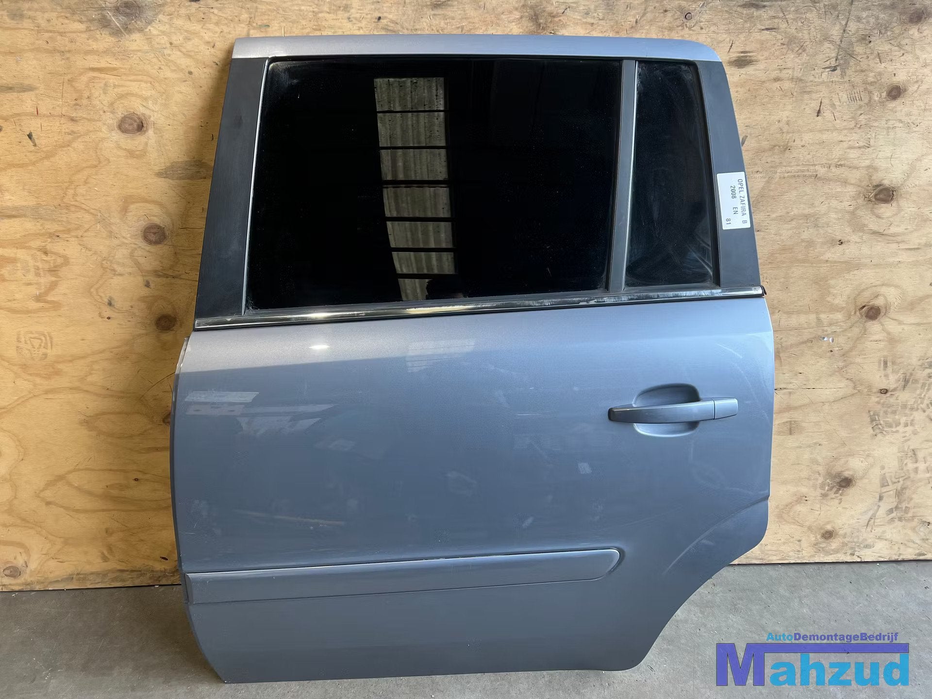 OPEL ZAFIRA B Grijs links achter deur 2005-2011, Arrière, Opel Automobile GmbH, Porte, Opel