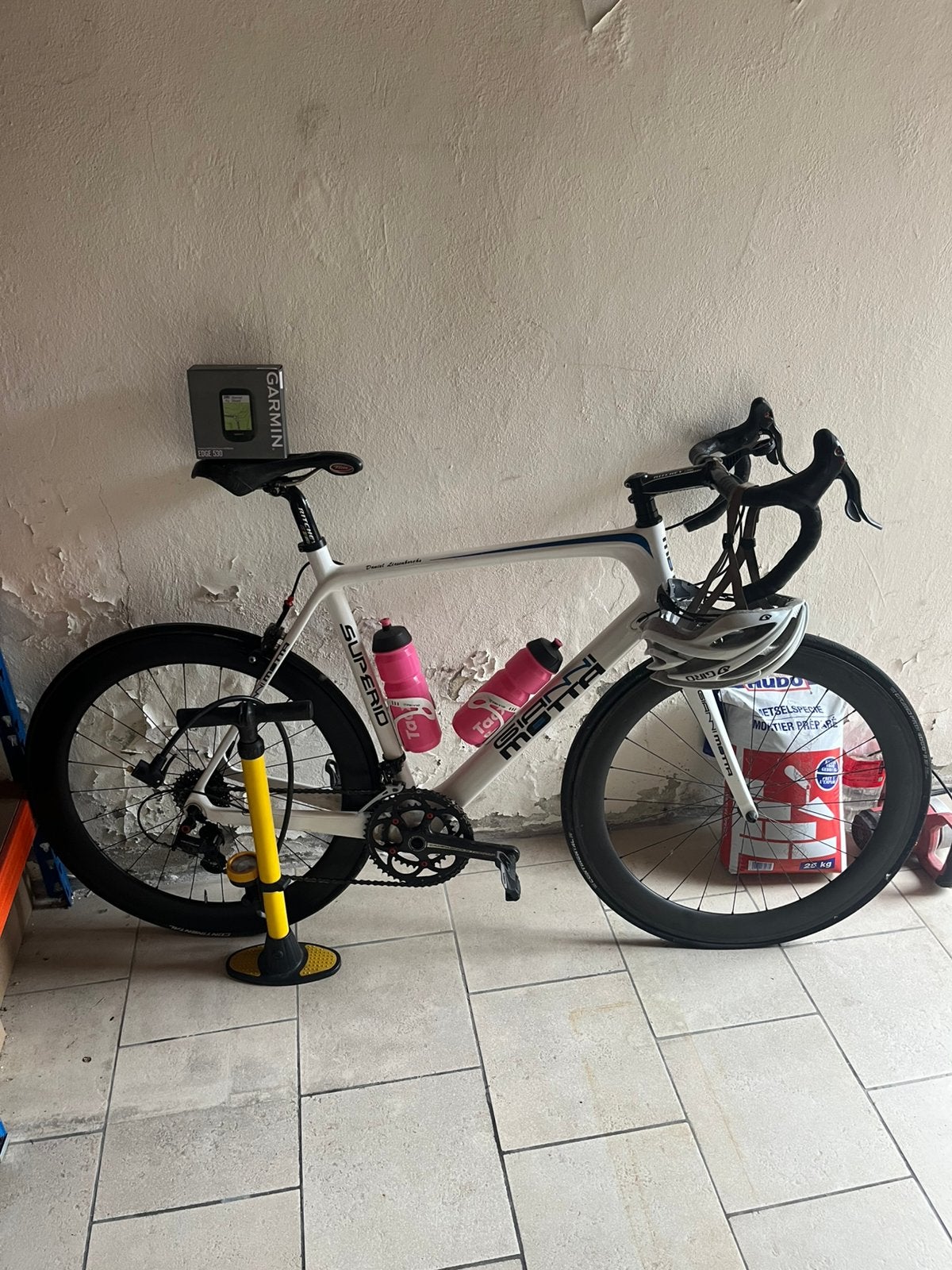 Koersfiets Gianni Motta met Garmin GPS, Fietsen en Brommers, Ophalen, Gebruikt
