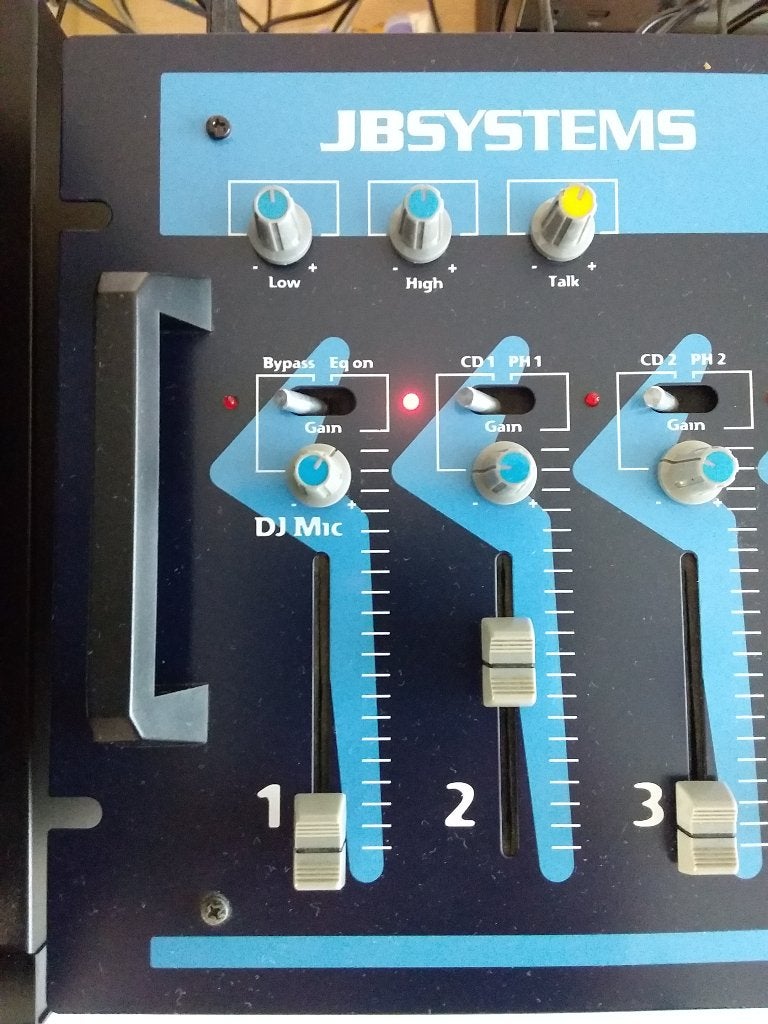 JB SYSTEMS RHYTHM 19 inch DJ-mengpaneel, Muziek en Instrumenten, Ophalen