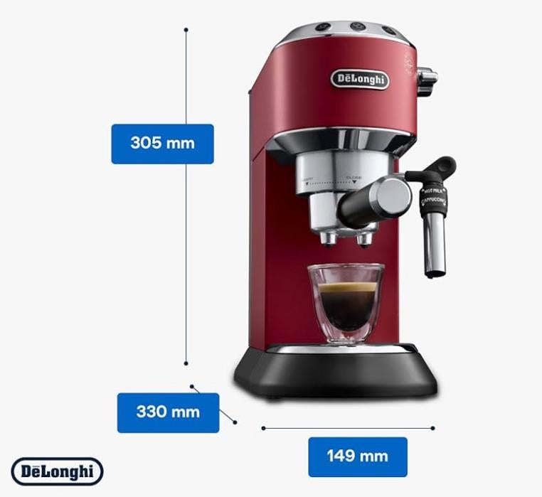 Machine à café Delonghi rouge, Ophalen, Zo goed als nieuw