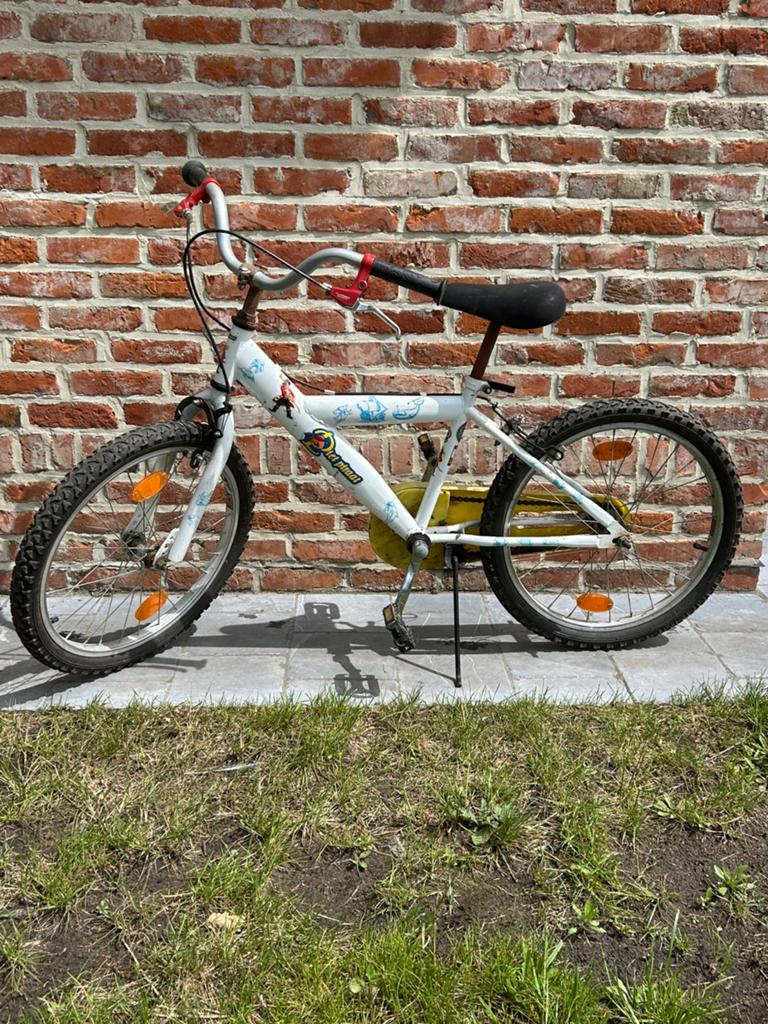 Kinderfiets 21 inch, Ophalen, Gebruikt, Staal, Velgrem