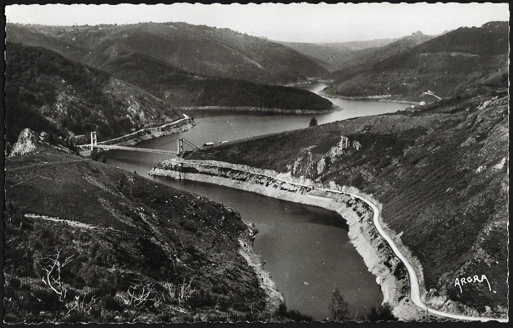 1955 - FRANKRIJK - Lac de Sarrans: Pont de Tréboul, Verzenden, 1940 tot 1960, Ongelopen, Frankrijk