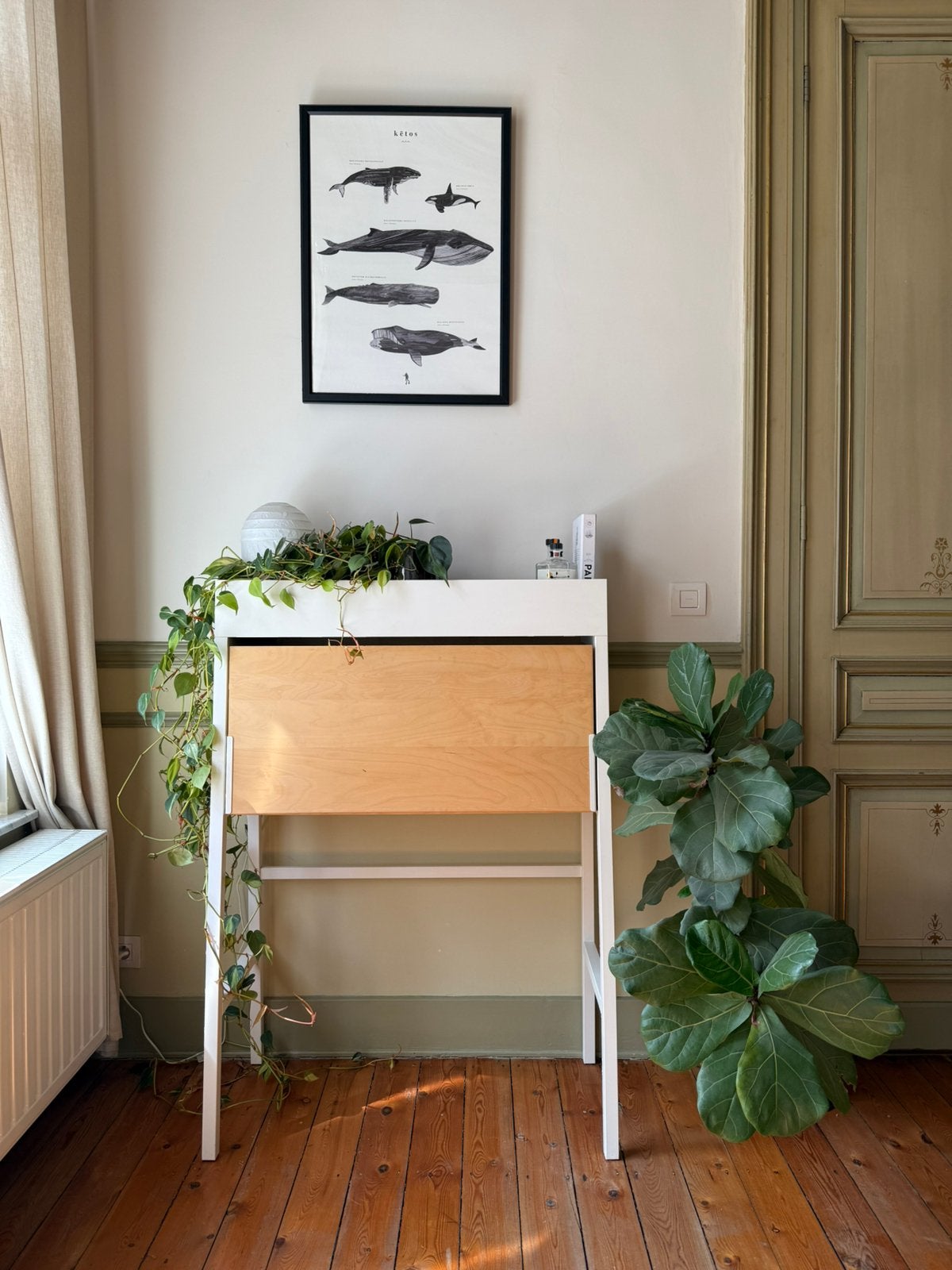 Bureau IKEA, Ophalen, Gebruikt, Hout, Secretaire