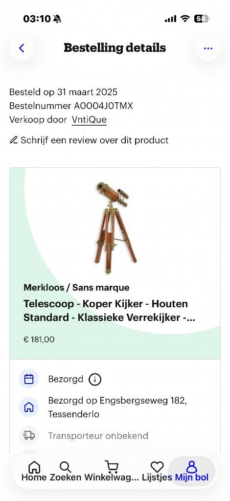 Stargazer, TV, Hi-fi & Vidéo, Comme neuf, Enlèvement, Moins de 80 mm, Avec trépied