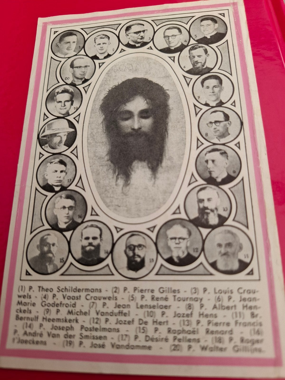 vermoorde priesters in kongolo, Ophalen of Verzenden, Bidprentje