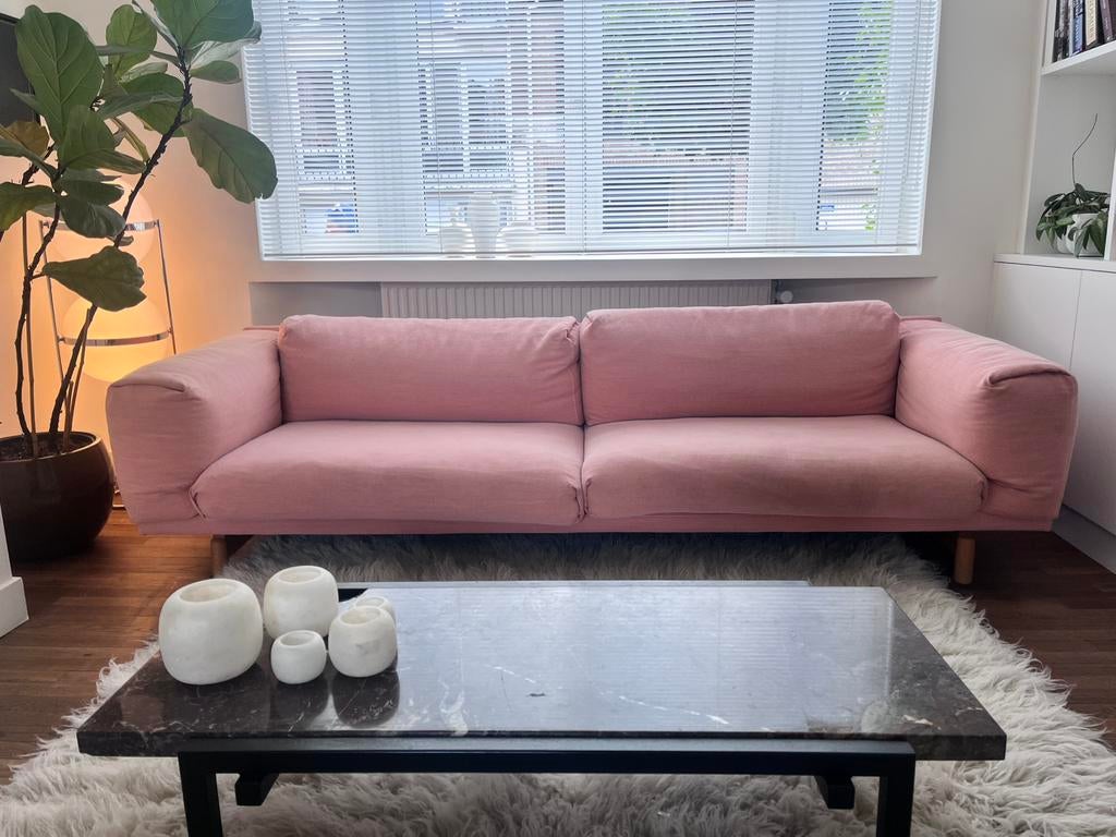 Roze zetel Muuto, Ophalen, Scandinavisch design, Gebruikt, Driepersoons