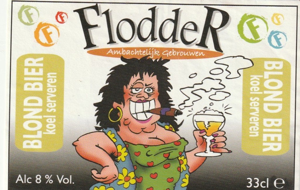 bieretiket België Proefbrouwerij : Flodder, Verzenden, Gebruikt, Overige typen, Overige merken