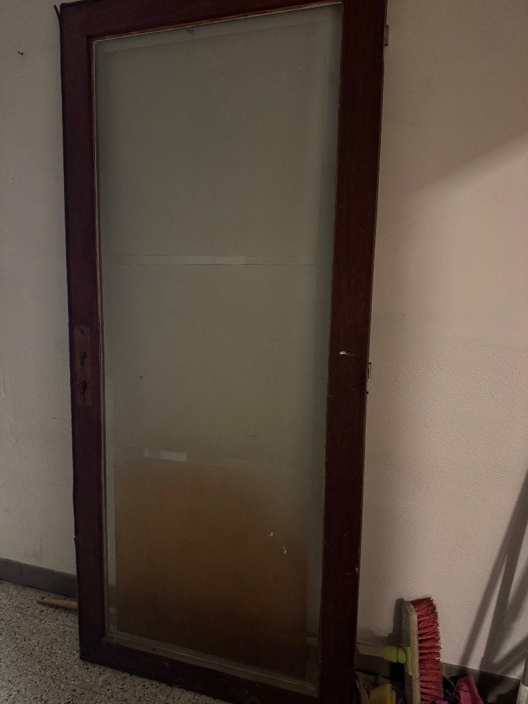 deur met glaspaneel, Porte intérieure, Enlèvement, Utilisé, Verre